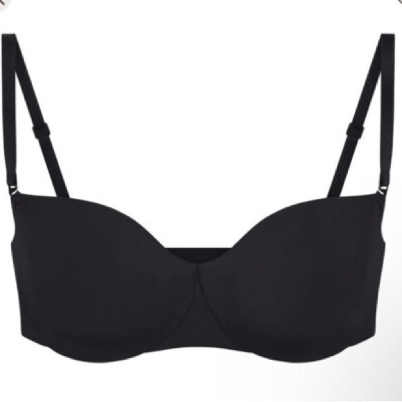 NWT SIZE 38B SKIMS Sleek Black Underwire Bra - Picture 2 of 7